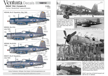 Ventura VA48112 1:48 RNZAF Vought F4U-1 Corsairs #3