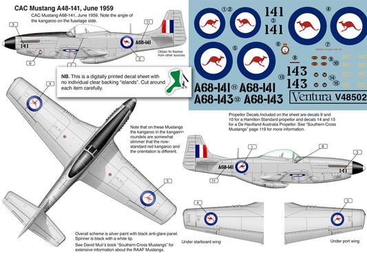 Ventura VA48502 1:48 Mustangs