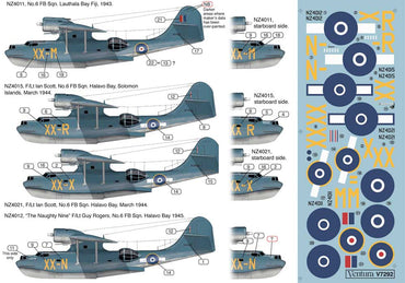 Ventura VA7292 1:72 RNZAF Consolidated PBY Catalinas No.6 Sqn