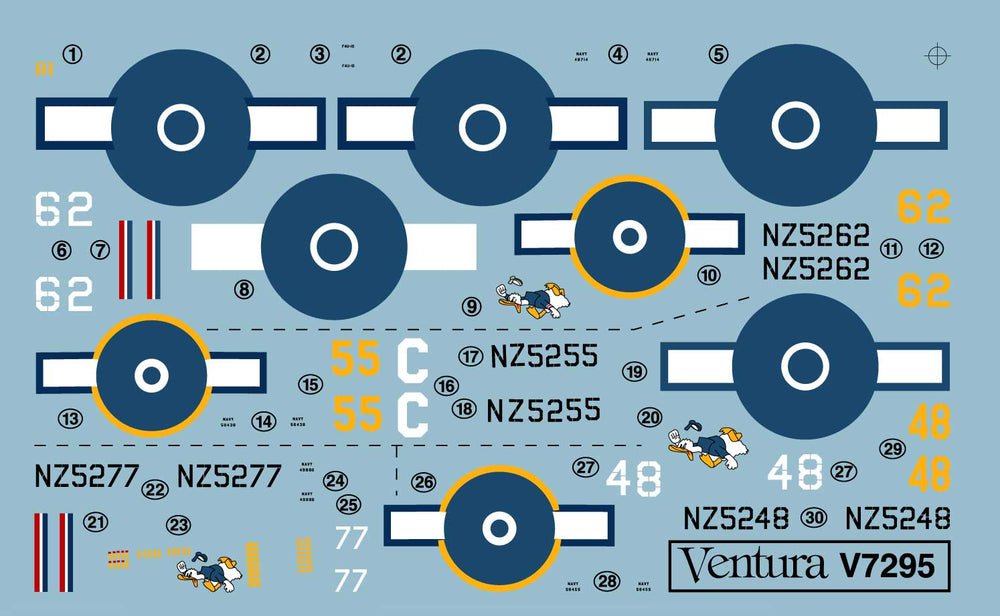 Ventura VA7295 1:72 RNZAF Vought F4U-1 Corsairs #3