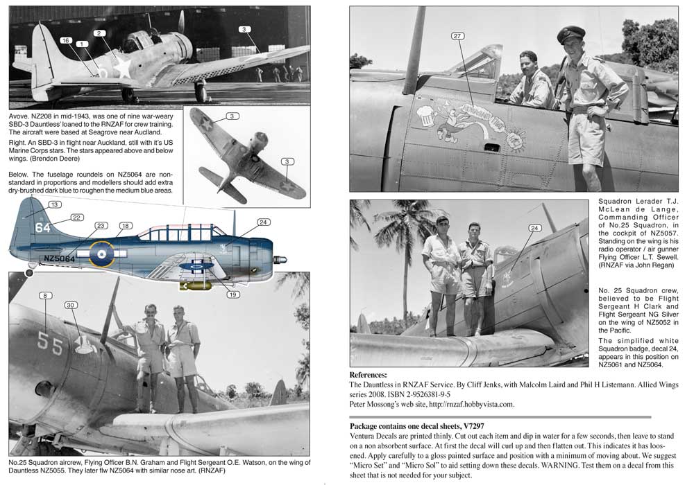Ventura VA7297 1:72 RNZAF Douglas SBD Dauntless