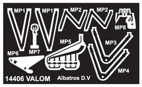 Valom VAL14406 1:144 Albatros D.V