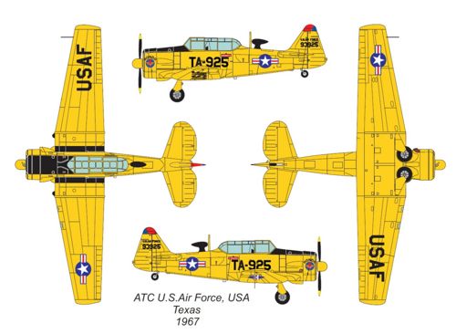 Valom VAL14408 1:144 North-American T-6G