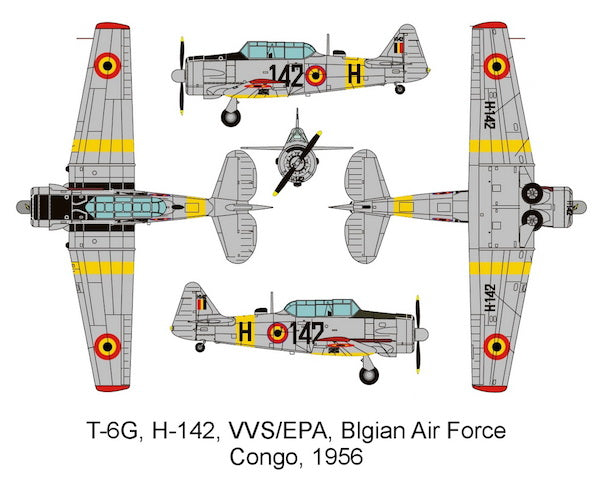 Valom VAL14409 1:144 North-American T-6G Texan
