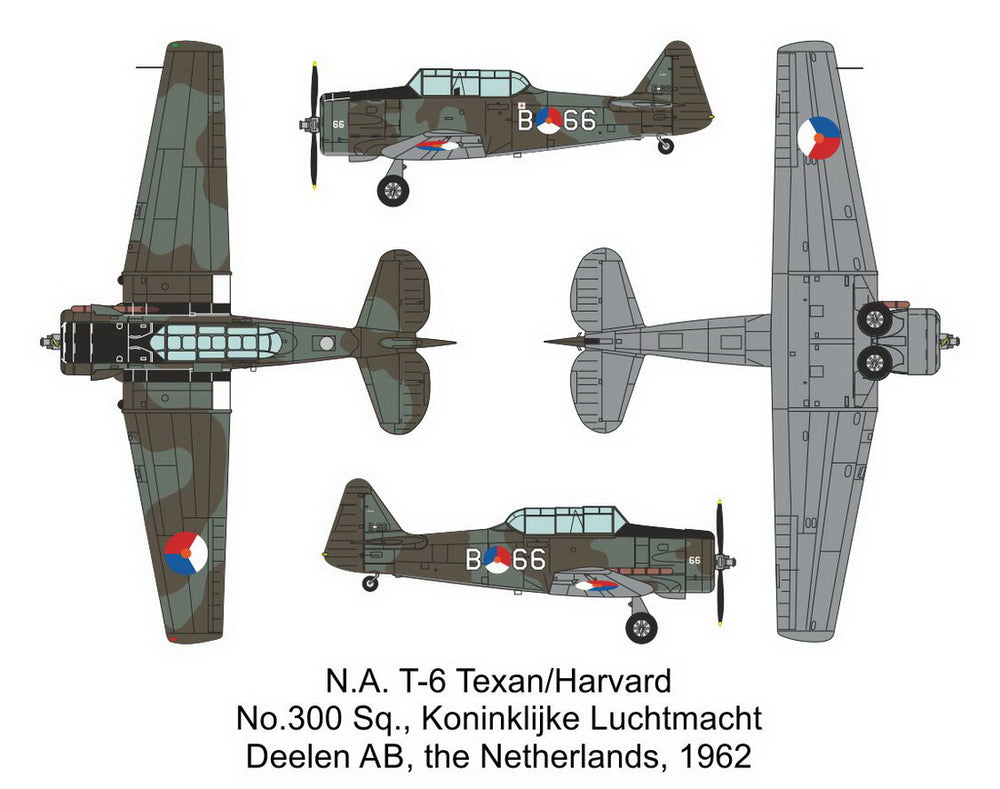 Valom VAL14410 1:144 North-American T-6 Texan/Harvard