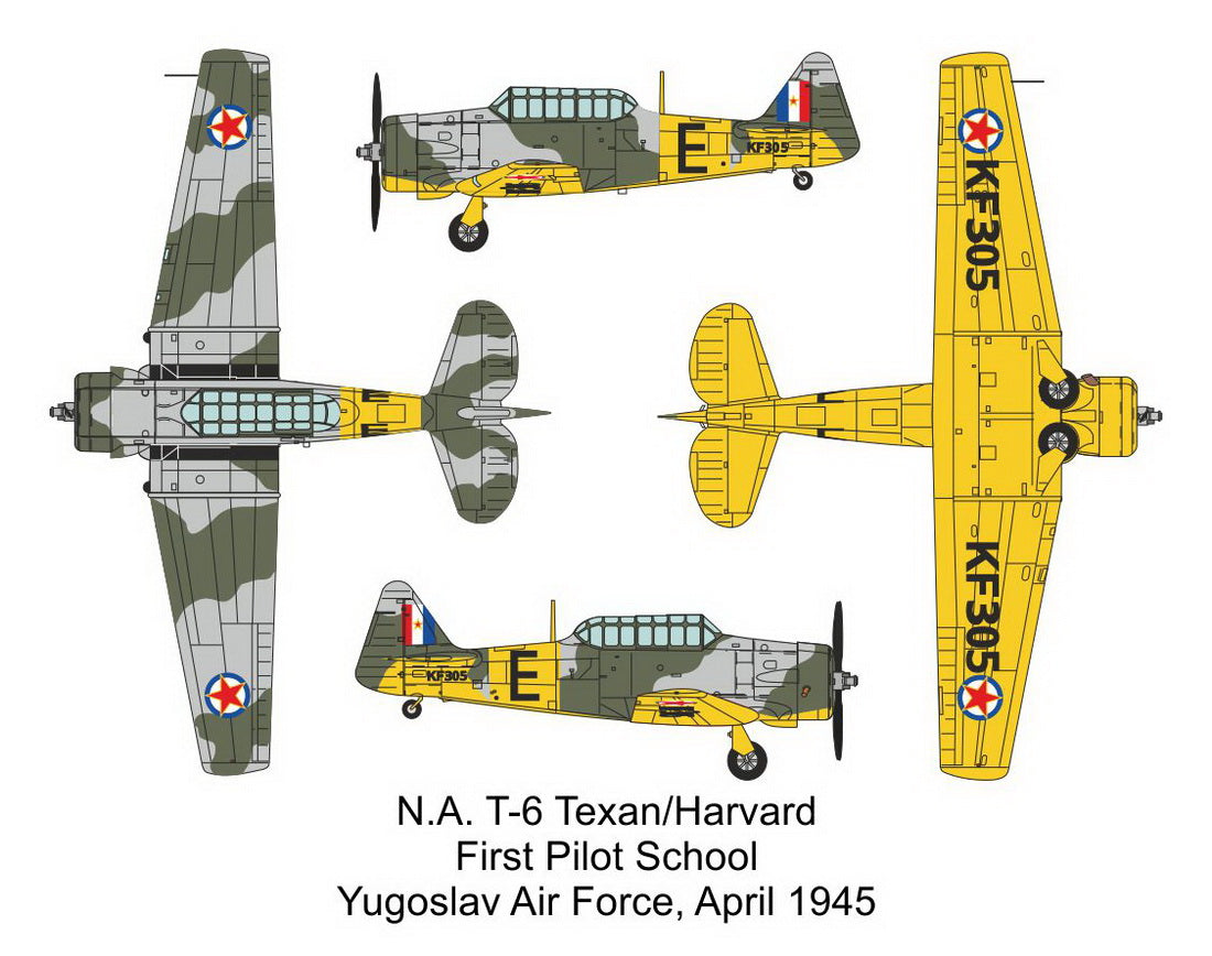Valom VAL14410 1:144 North-American T-6 Texan/Harvard
