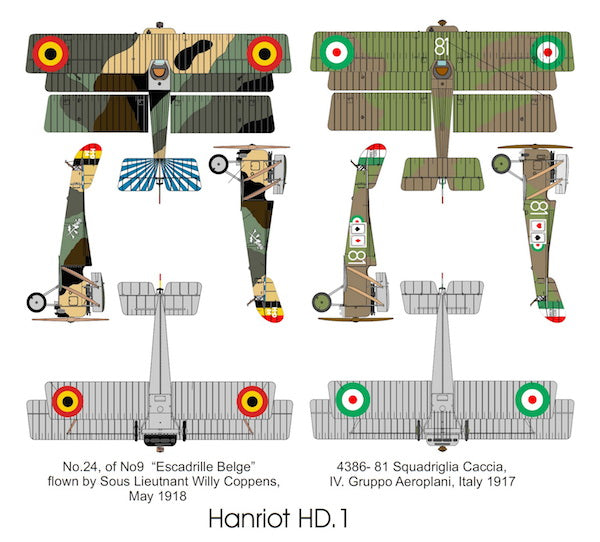 Valom VAL14411 1:144 Hanriot HD.1