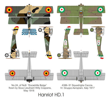 Valom VAL14411 1:144 Hanriot HD.1