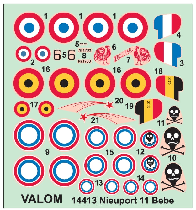 Valom VAL14413 1:144 Nieuport N.11 Bebe