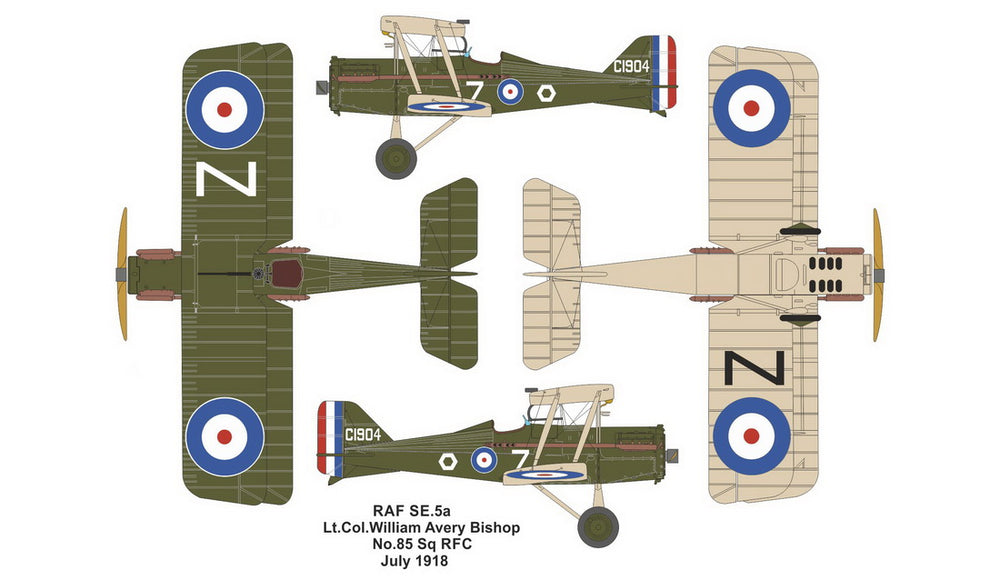 Valom VAL14418 1:144 RAF S.E.5a vs. Albatros D.V Duels in the sky