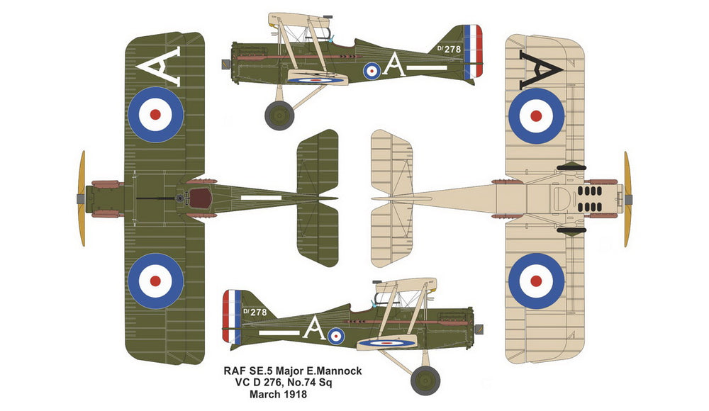 Valom VAL14418 1:144 RAF S.E.5a vs. Albatros D.V Duels in the sky