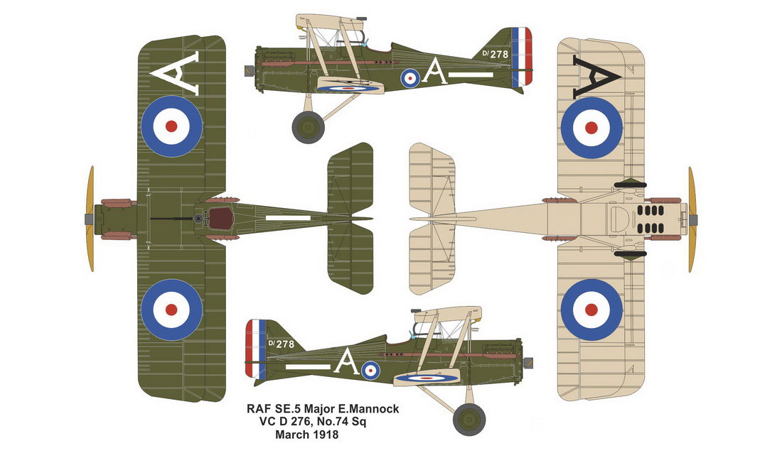 Valom VAL14418 1:144 RAF S.E.5a vs. Albatros D.V Duels in the sky