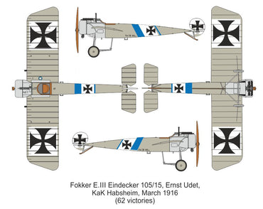 Valom VAL14420 1:144 Nieuport N.11 vs. Fokker E.III