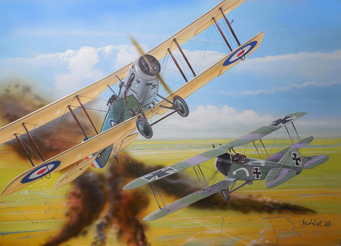 Valom VAL14422 1:144 Bristol F.2B Fighter vs. Rumpler C.IV