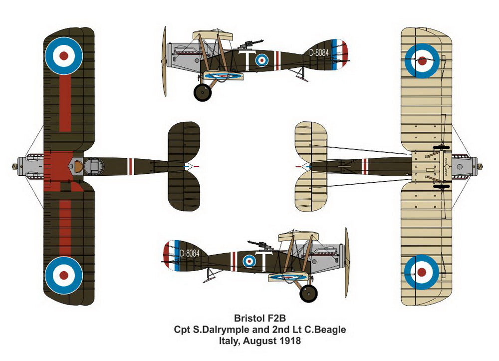 Valom VAL14422 1:144 Bristol F.2B Fighter vs. Rumpler C.IV
