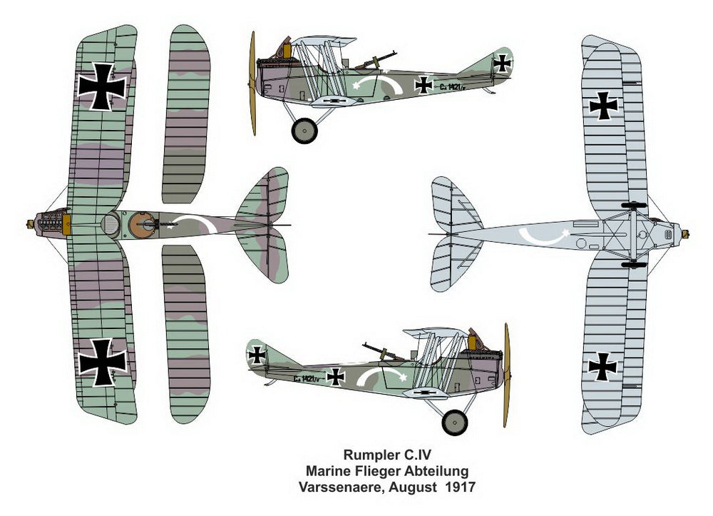 Valom VAL14422 1:144 Bristol F.2B Fighter vs. Rumpler C.IV