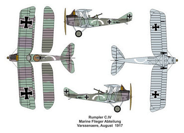Valom VAL14422 1:144 Bristol F.2B Fighter vs. Rumpler C.IV