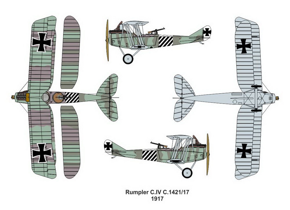 Valom VAL14422 1:144 Bristol F.2B Fighter vs. Rumpler C.IV