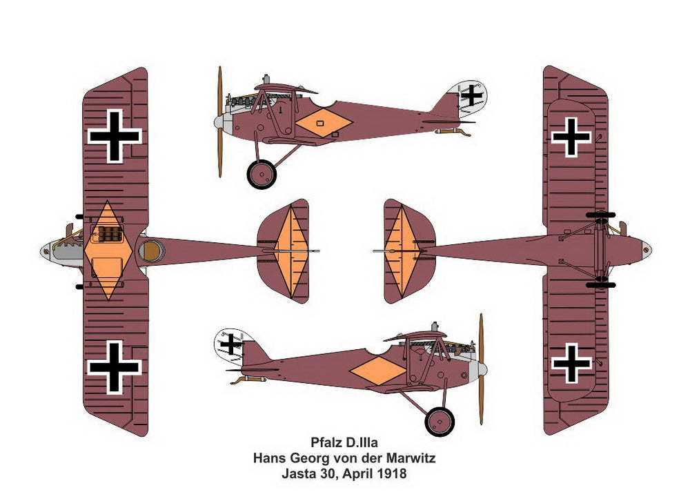 Valom VAL14423 1:144 Pfalz D.IIIa