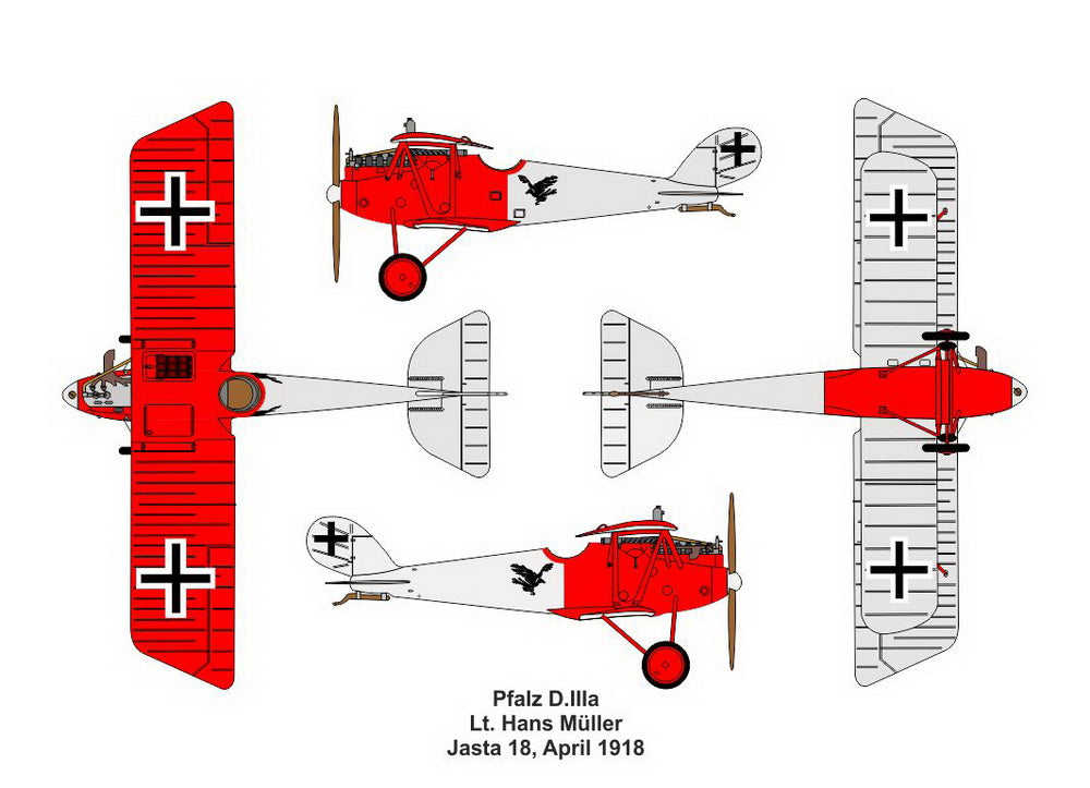 Valom VAL14423 1:144 Pfalz D.IIIa