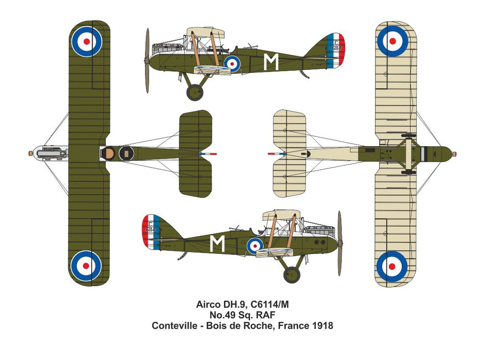 Valom VAL14425 1:144 Airco DH.9