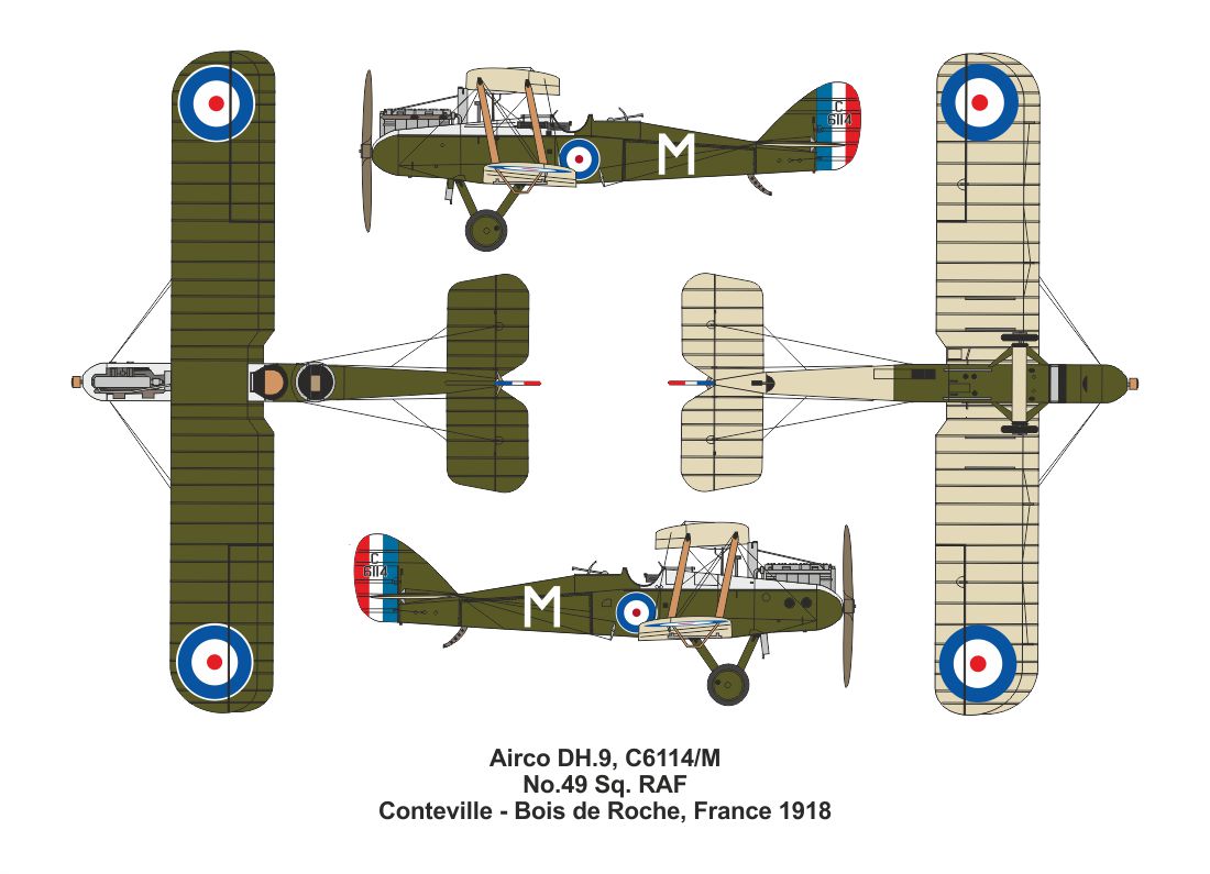 Valom VAL14425 1:144 Airco DH.9