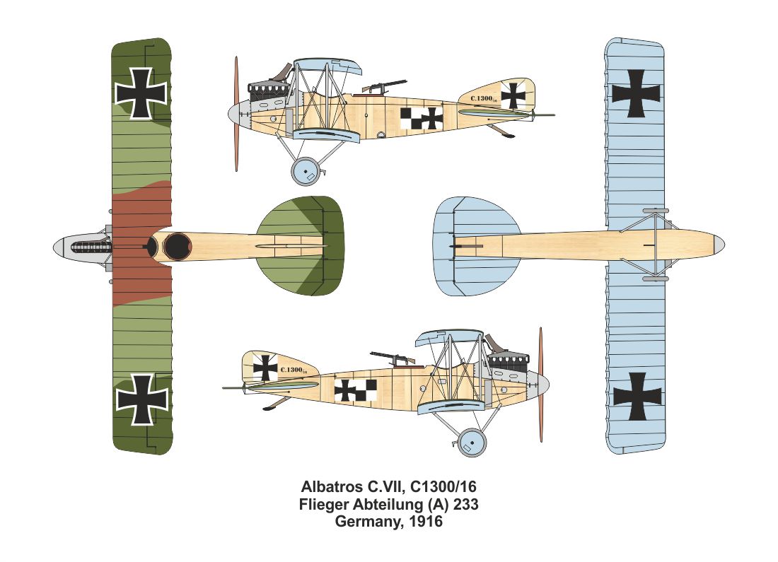 Valom VAL14426 1:144 Albatros C.VII