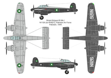 Valom VAL14432 1:144 Bristol Brigand B Mk.I