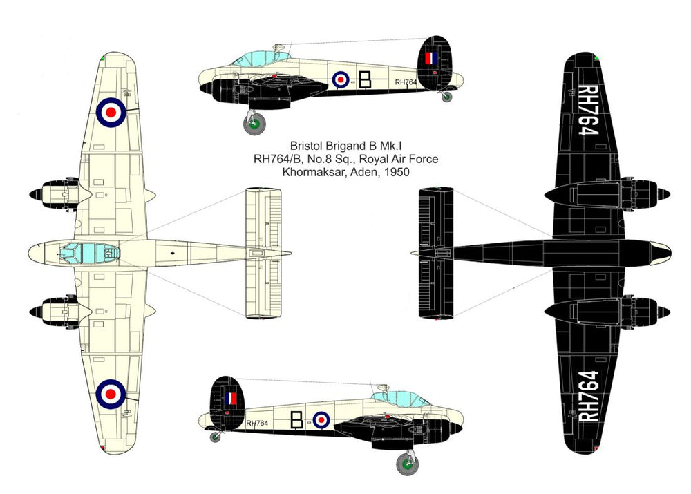 Valom VAL14433 1:144 Bristol Brigand B Mk.I 'RAF overseas'
