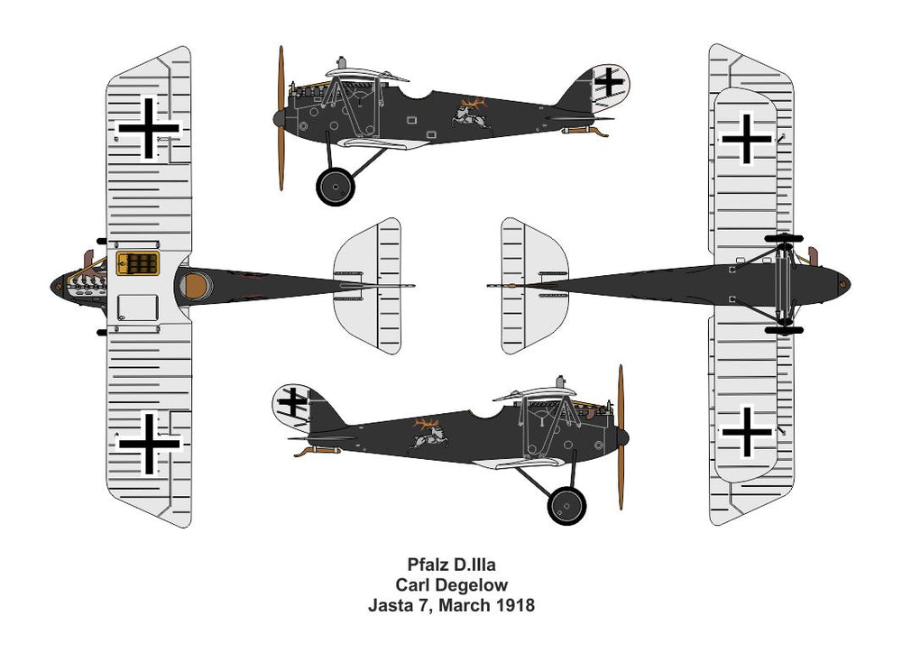 Valom VAL14436 1:144 Bristol Scout D vs Pfalz D.IIIa