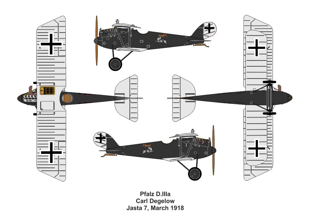 Valom VAL14436 1:144 Bristol Scout D vs Pfalz D.IIIa