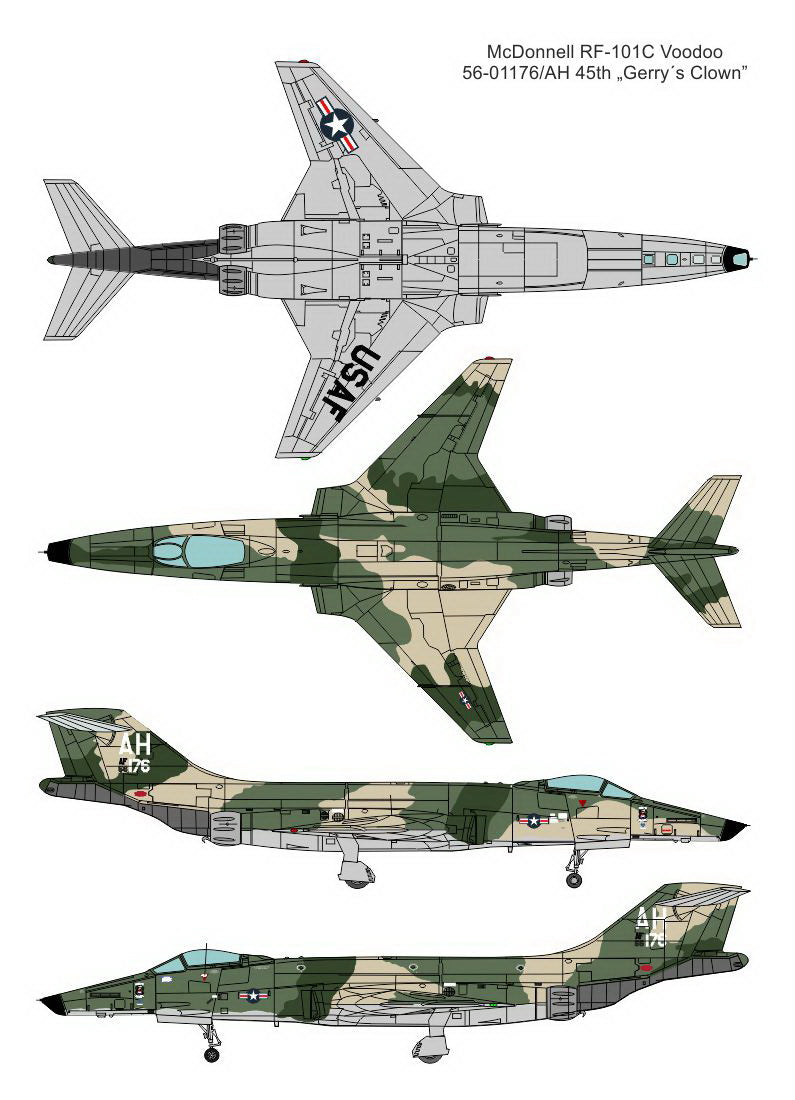 Valom VAL14439 1:144 McDonnell RF-101C Voodoo new mould in 2024
