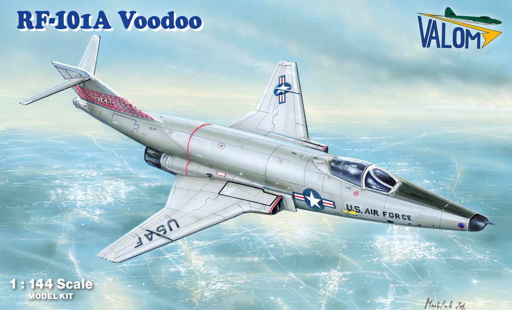 Valom VAL14441 1:144 McDonnell RF-101A Voodoo re-box, new decals