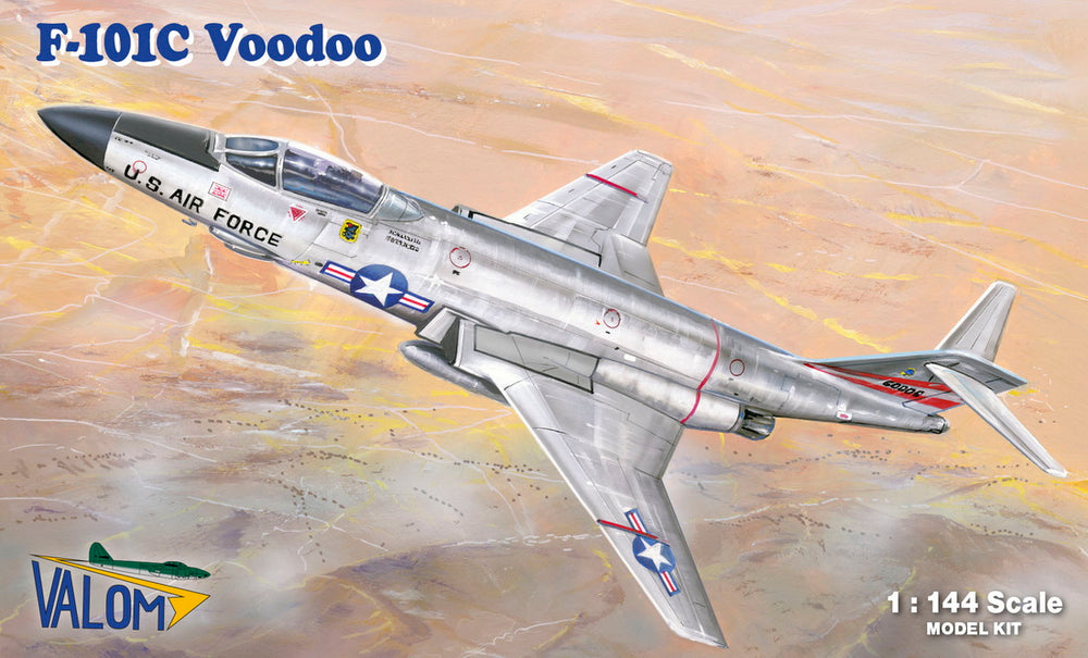 Valom VAL14442 1:144 McDonnell F-101C Voodoo re-box, new decals FB-006 & FB-491
