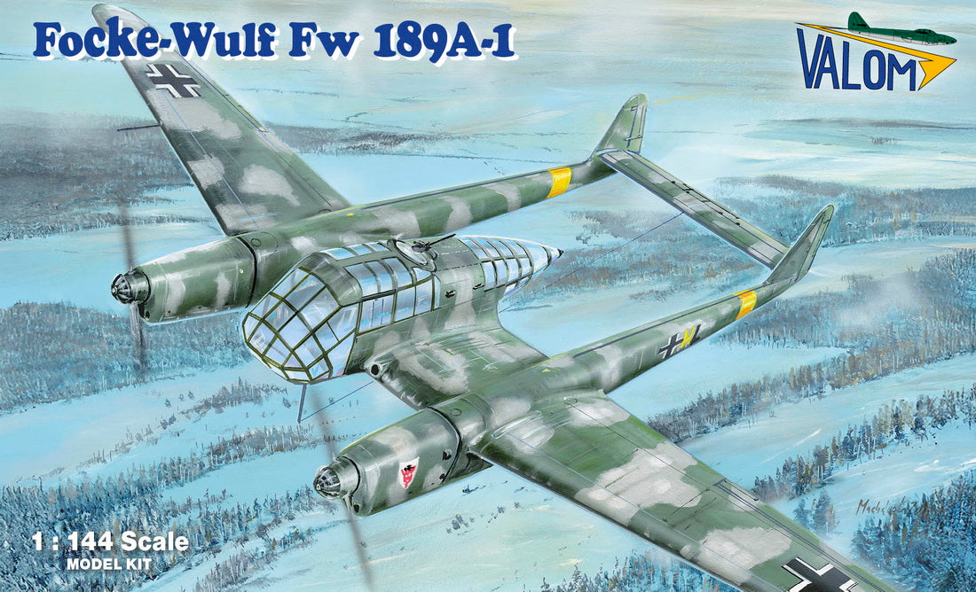 Valom VAL14443 1:144 Focke-Wulf Fw-189A-1 new mould in 2025