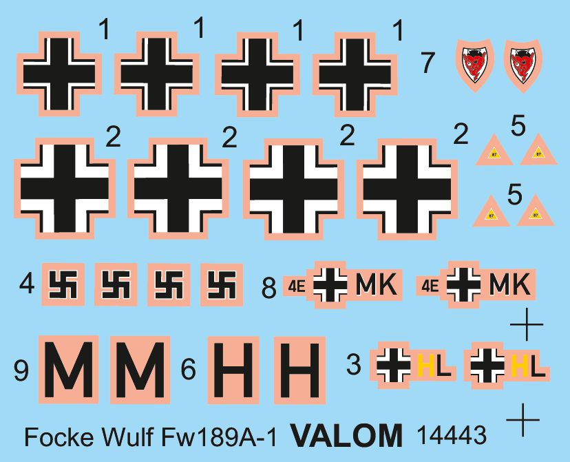 Valom VAL14443 1:144 Focke-Wulf Fw-189A-1 new mould in 2025