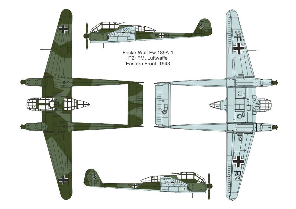 Valom VAL14444 1:144 Focke-Wulf Fw-189A-1