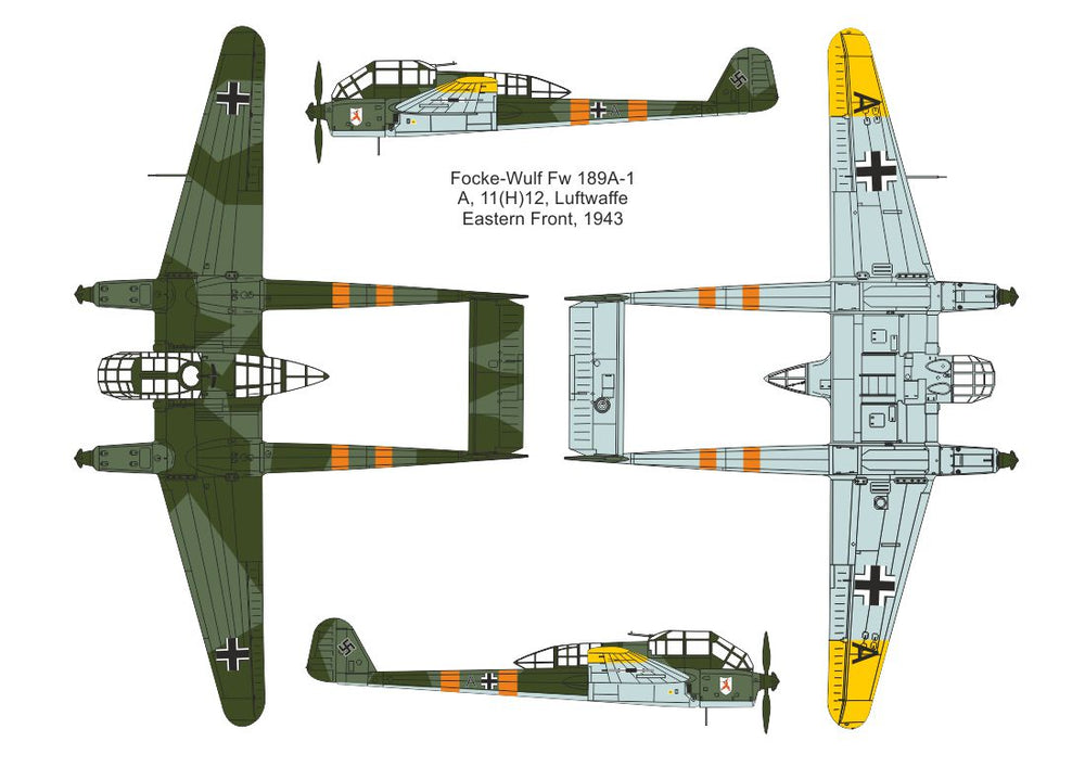 Valom VAL14444 1:144 Focke-Wulf Fw-189A-1