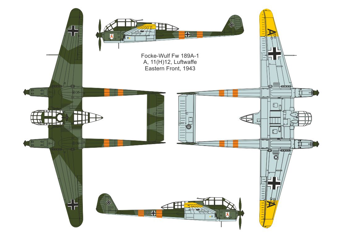 Valom VAL14444 1:144 Focke-Wulf Fw-189A-1