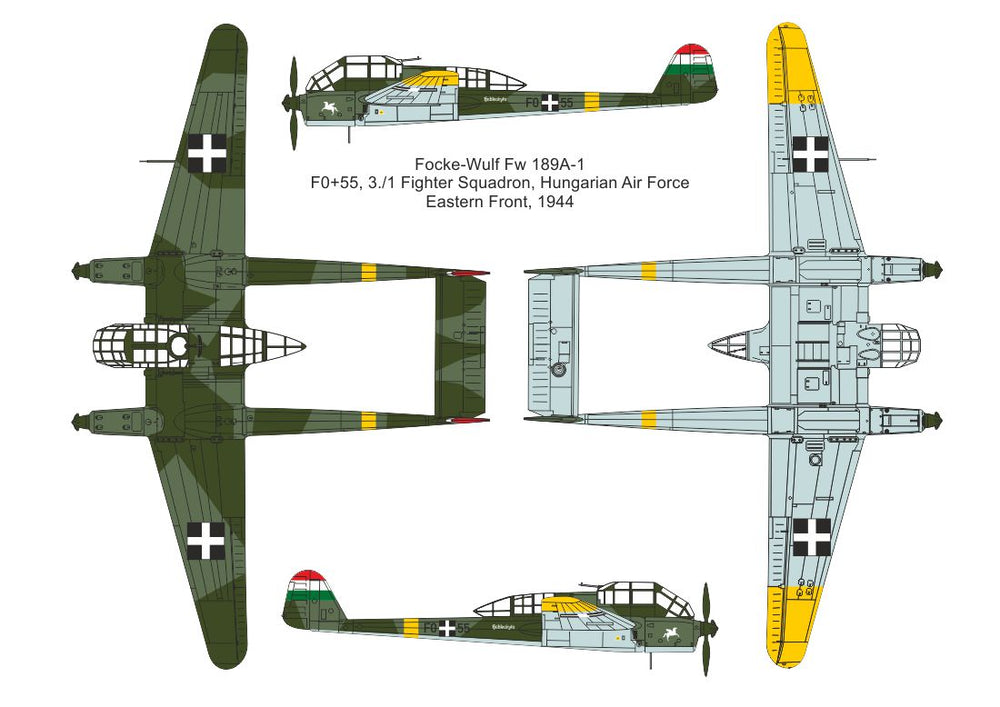 Valom VAL14446 1:144 Focke-Wulf Fw-189A-1