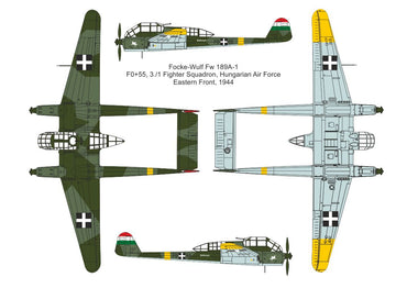 Valom VAL14446 1:144 Focke-Wulf Fw-189A-1