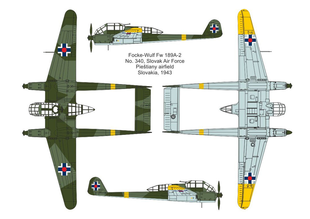 Valom VAL14446 1:144 Focke-Wulf Fw-189A-1