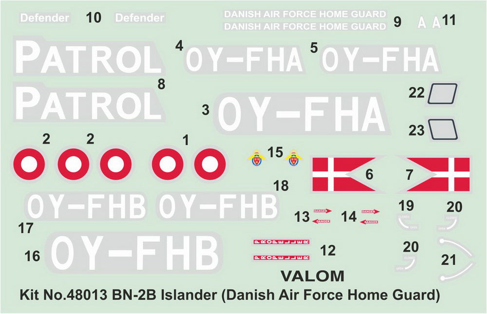 Valom VAL48013 1:48 Britten-Norman BN-2B Islander