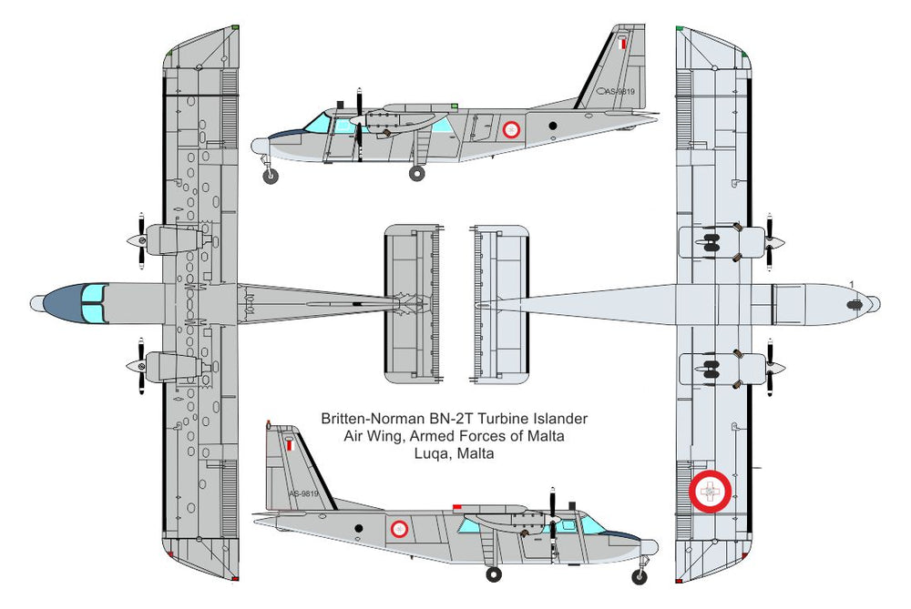 Valom VAL48016 1:48 Britten-Norman BN-2T/2B Islander