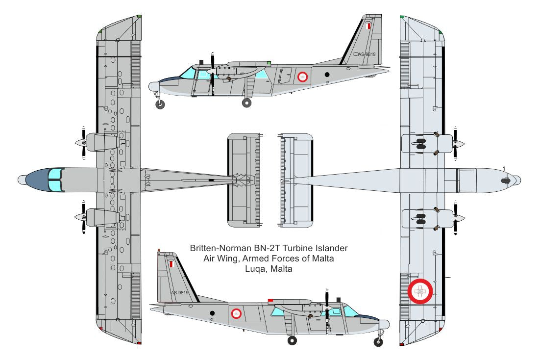 Valom VAL48016 1:48 Britten-Norman BN-2T/2B Islander