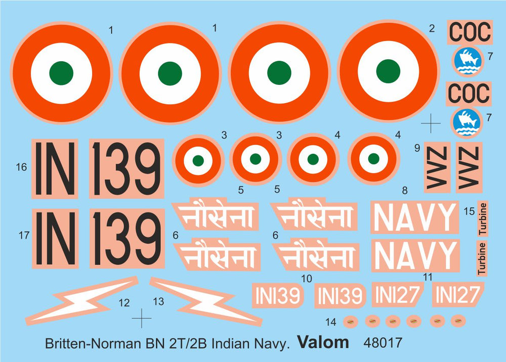 Valom VAL48017 1:48 Britten-Norman BN-2T/2B