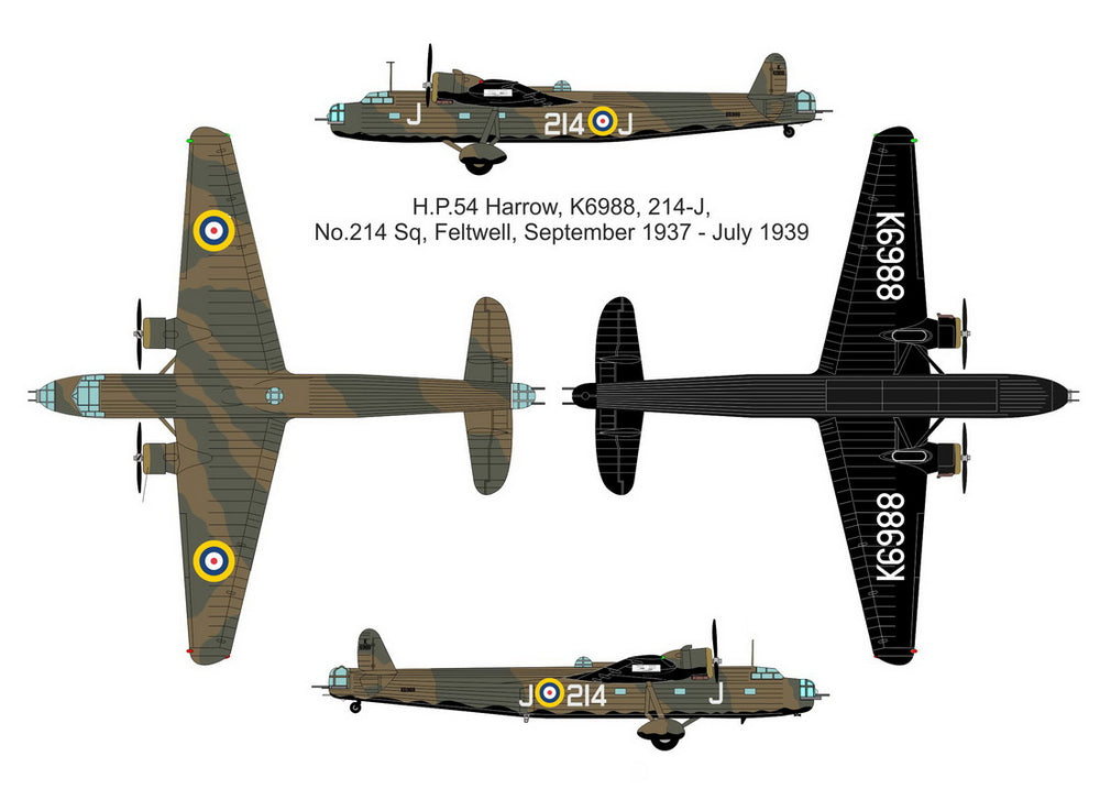 Valom VAL72057 1:72 Handley-Page Harrow Mk.II