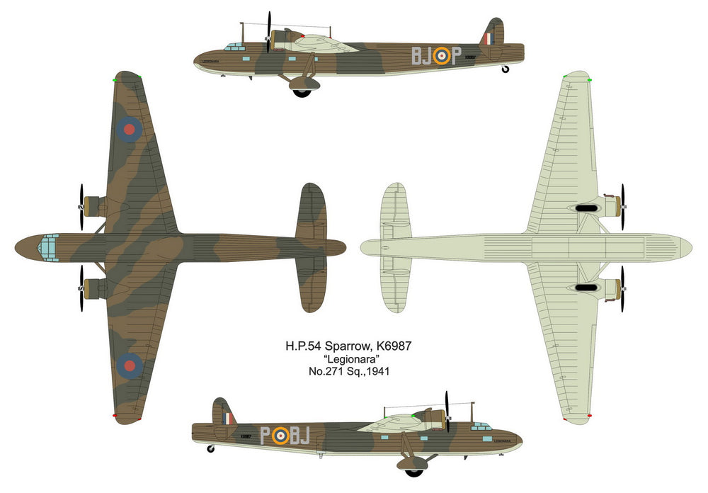 Valom VAL72058 1:72 Handley-Page Sparrow