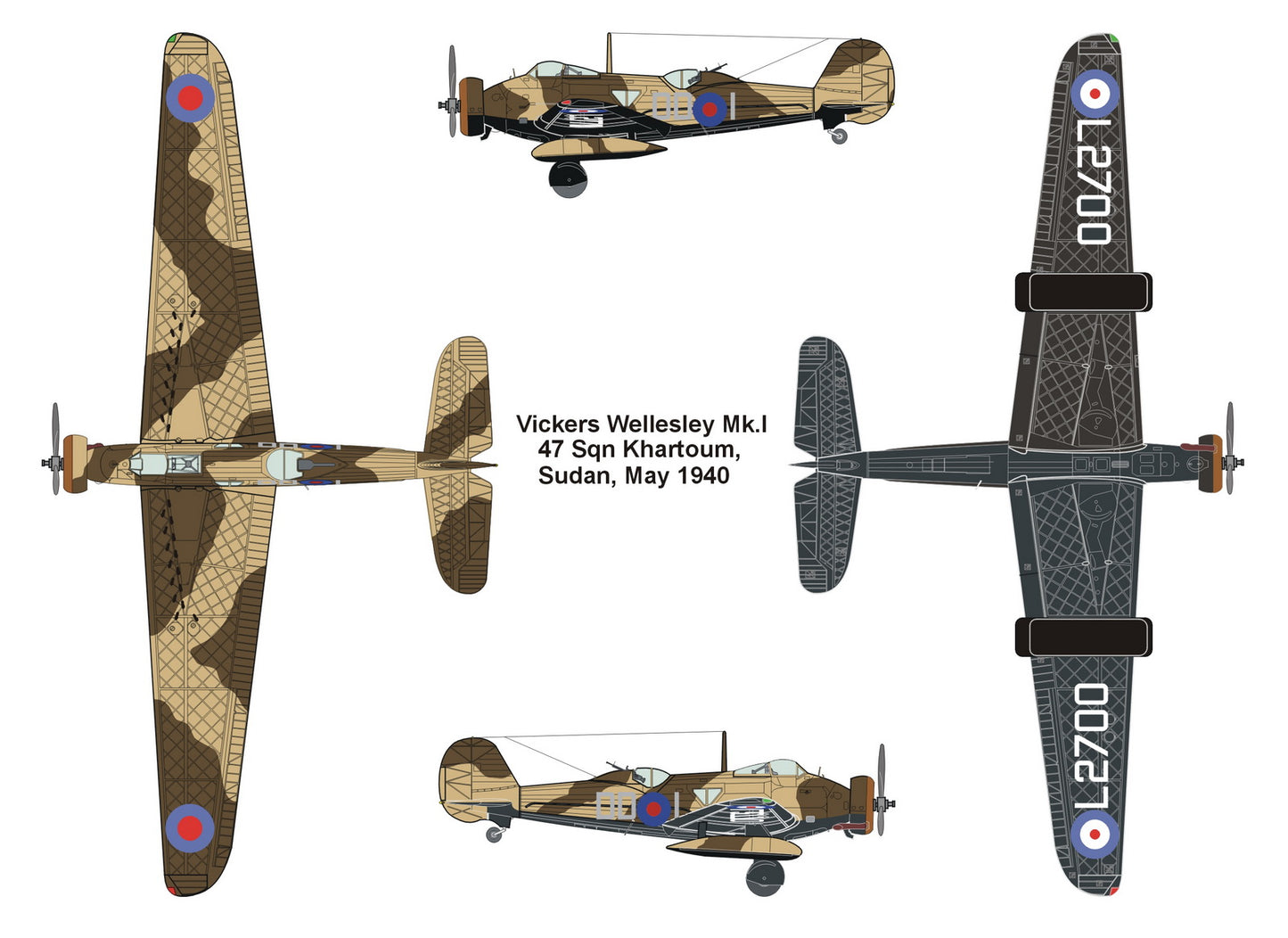 Valom VAL72090 1:72 Vickers Wellesley Mk.I
