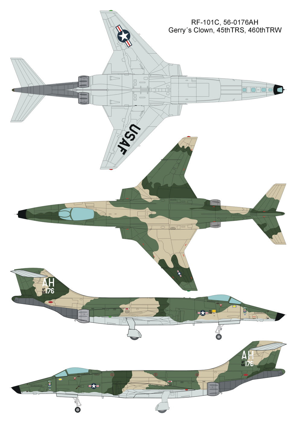 Valom VAL72093 1:72 McDonnell RF-101C Voodoo with 2 decal options: 1